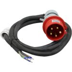 TRACON TDB-CABLE5P32 Gumikábel ipari csatlakozó dobozhoz GT 5×6mm2, 5m, 32A, 5p