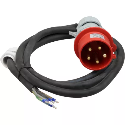 TRACON TDB-CABLE5P32 Gumikábel ipari csatlakozó dobozhoz GT 5×6mm2, 5m, 32A, 5p