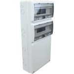 TRACON TDB683315 Üres ipari csatlakozódoboz szerelősínnel, ABS 32mod, H×W×D=685×330×150mm,