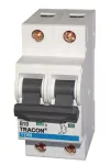 TRACON TDM 2P 25A C Kismegszakító, 2 pólus, C karakterisztika 25A, 10kA (TDM 2P C25A) TRACON TDM 2P 25A C Kismegszakító, 2 pólus, C karakterisztika 25A, 10kA (TDM 2P C25A)