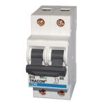 TRACON TDM-2C-25 Kismegszakító, 2 pólus, C karakterisztika 25A, 10kA