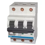   TRACON TDM 3P 20A D Kismegszakító, 3 pólus, D karakterisztika 20A, 10kA (TDM 3P D20A)
