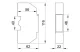TRACON TDT Védőburkolat sorolható készülékekhez, zárópecsételhető 1 mod., IP40, (L×W×H= 22×116×62mm)