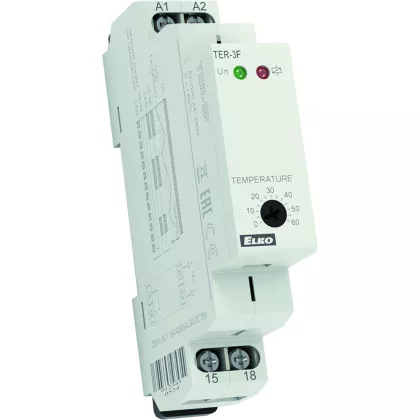 Elko TER-3F Termosztát, 0.. +60 °C, fix hiszterézis
