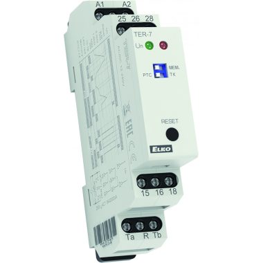 Elko TER-7 /UNI Hőmérséklet-felügyeleti relé 24-240V AC/DC