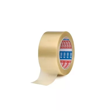 TESA 04100-00227-00 Csomagolószalag, prégelt PVC, természetes gumi  ragasztóval 65 µm