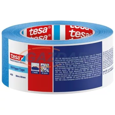 TESA 04435-00017 UV-álló standard festőszalag, 50 m x 38 mm