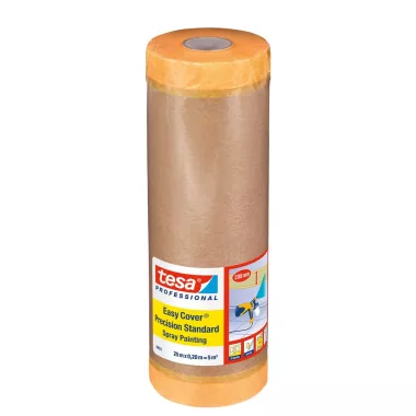 Tesa 04451-00000-00  Dupla prec. Festőszalag + takarópapír 25m x 20mm