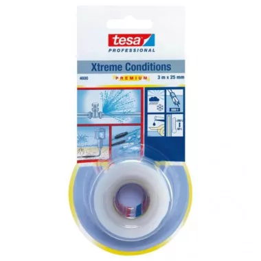Tesa  04600-00003-00 XTREME szalag - átlátszó 3m x 25mm környezeti hatásoknak ellenálló