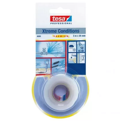  Tesa  04600-00003-00 XTREME szalag - átlátszó 3m x 25mm környezeti hatásoknak ellenálló