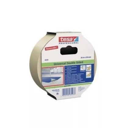   TESA 04939-00006-00 Szövethordozós kétoldalas szintetikus gumi ragasztóval 250my