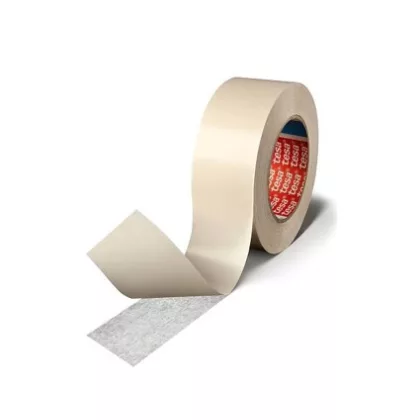   TESA 50605-00012-41 Kétoldalas áttetsző flíz hordozó akrilát alapú ragasztóanyaggal 90my