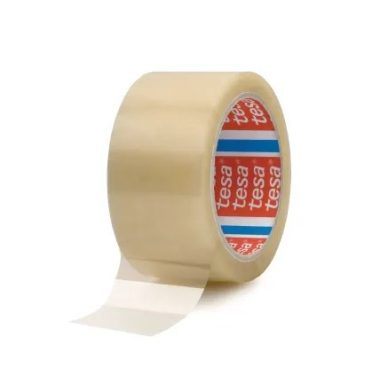 TESA 64044-00005-04 Csomagolószalag, 85 µm PP film hordozó, akrillát alapú ragasztóanyag, csendes letekercselésű