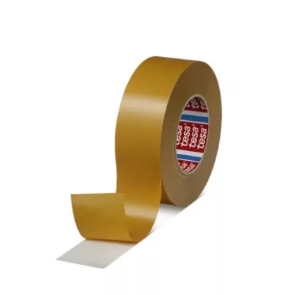   TESA 64620-00005-00 Kétoldalas  öntapadó szalag, általános célú, fehér PP film hordozó, szintetikus kaucsuk ragasztóanyaggal, 185 µm