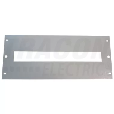 TRACON TFE-TL1-60 Takarólap 1 soros, kivágott, moduláris szekr. maszkolásához W=600mm, L=200mm