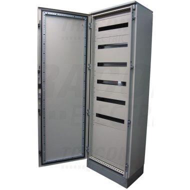 TRACON TFE1606040 Moduláris fémszekrény oldalak és szerelőlalap nélkül H×W×D=1600×600×400mm, IP55