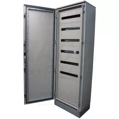 TRACON TFE1806040 Moduláris fémszekrény oldalak és szerelőlalap nélkül H×W×D=1800×600×400mm, IP55