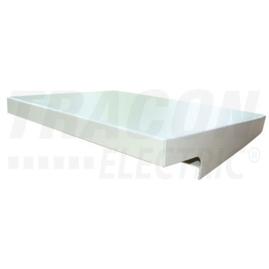 TRACON TFE605020T Esővédő tető maszkos szekrényhez, szürke H×W×D=600×500×200mm, IP55