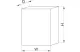 TRACON TFE606025 Fém elosztószekrény, acél, szürke H×W×D=600×600×250mm, IP55
