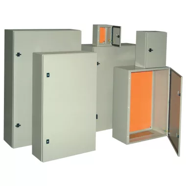 TRACON TFE806025 Fém elosztószekrény, acél, szürke H×W×D=800×600×250mm, IP55