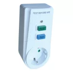   TRACON TFGA-1 Áram-védőkapcsolós adapter, oldalsó védőérintkezővel 16A, 30mA, 1.5kA, IP40, A / AC (Fi-relé)