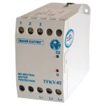 TRACON TFKV-02 Védőrelé, feszültségfigyelő 3 vezetékes rendszerhez 3×400V AC ( 0,7-1,2)xUn