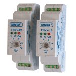 TRACON TFKV-10 Védőrelé, feszültségfigyelő 1 és 3 fázisra, beáll. késl. Umin=160V, 0-10s, 