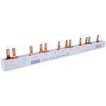 TRACON TFSS-3-12 Soroló sín - csapos kivitelű max.63A, 230/400VAC, 3P, 12modul, 215mm