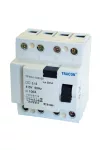 TRACON TFVH4-100100 Áram-védőkapcsoló, nagyáramú, 4 pólusú 100A, 100mA, 6kA, AC (Fi-relé) TRACON TFVH4-100100 Áram-védőkapcsoló, nagyáramú, 4 pólusú 100A, 100mA, 6kA, AC (Fi-relé)