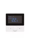HOME THE25B digitális vezetékes szobatermosztát, falra szerelhető, programozható, ablaknyitás-érzékelés, fagyvédelmi funkció, fekete