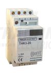 TRACON THK4-20 Installációs kontaktor 230/400V, 50Hz, 4P, 4×NO, 20/7A, 4/1,2kW, 230V AC