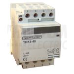   TRACON THK4-40-24 Installációs kontaktor 230/400V, 50Hz, 4P, 4×NO, 40/15A, 8,4/2,4kW, 24V AC