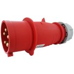 TRACON TICS-025PF Fázisfordítós ipari csatlakozó dugó külső tömszelencével 32A, 400V, 3P+N