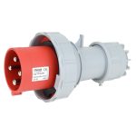 TRACON TICS-034 Ipari csatlakozó dugó, fokozott védelemmel 63A, 400V, 3P+E, 6h, IP67