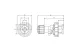 TRACON TICS-034 fisa industrială, cu protecție ridicata 63A, 400V, 3P + E, 6h, IP67