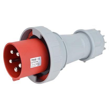 TRACON TICS-045 Ipari csatlakozó dugó, fokozott védelemmel 125A, 400V, 3P+N+E, 6h, IP67
