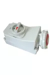 Priză industrială TRACON TICS-1132R cu montaj pe suprafață cu intrerupator 16A, 230V, 2P + E, 6h, IP67