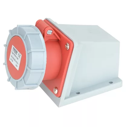   TRACON TICS-1142 Priză industrială pentru montaj la suprafață 16A, 400V, 3P + E, 6h, IP67