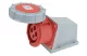 Priza industrială TRACON TICS-1242 Montaj pe suprafață 32A, 400V, 3P + E, 6h, IP67