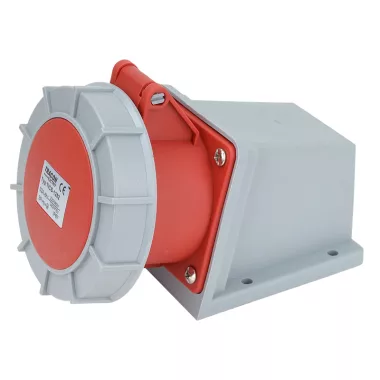 TRACON TICS-1252 Felületre szerelhető ipari csatlakozóaljzat 32A, 400V, 3P+N+E, 6h, IP67
