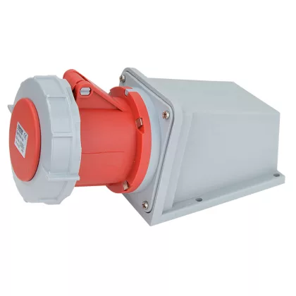   TRACON TICS-135 Felületre szerelhető ipari csatlakozóaljzat 63A, 400V, 3P+N+E, 6h, IP67