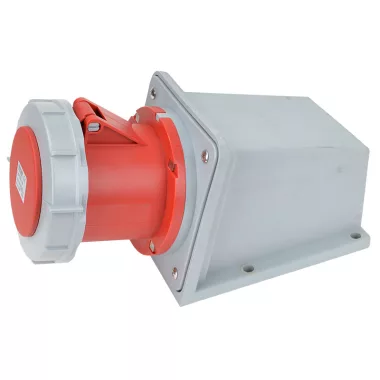 TRACON TICS-145 Felületre szerelhető ipari csatlakozóaljzat 125A, 400V, 3P+N+E, 6h, IP67