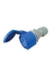 TRACON TICS-223H Ipari csatlakozóaljzat, külső tömítőszelencével 32A, 230V, 2P+E, 6h, IP44 TRACON TICS-223H Ipari csatlakozóaljzat, külső tömítőszelencével 32A, 230V, 2P+E, 6h, IP44