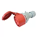   TRACON TICS-225H Ipari csatlakozóaljzat, külső tömítőszelencével 32A, 400V, 3P+N+E, 6h, IP44