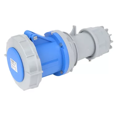 TRACON TICS-233 Ipari csatlakozóaljzat, fokozott védelemmel 63A, 250V, 2P+E, 6h, IP67