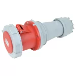   TRACON TICS-244 Ipari csatlakozóaljzat, fokozott védelemmel 125A, 400V, 3P+E, 6h, IP67