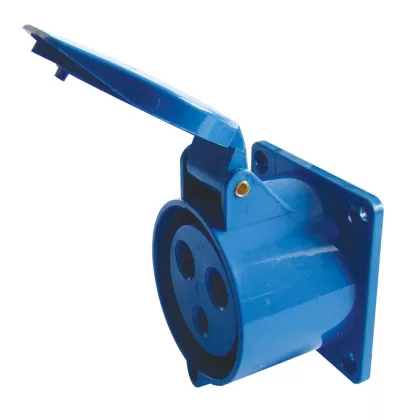   TRACON TICS-423 Priză industrială încorporată 32A, 250V, 2P + E, 6h, IP44