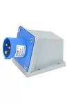 TRACON TICS-513 Felületre szerelhető ipari csatlakozó dugó 16A, 250V, 2P+E, 6h, IP44
