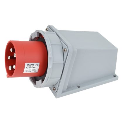 TRACON TICS-535 Felületre szerelhető ipari csatlakozó dugó 63A, 400V, 3P+N+E, 6h, IP67