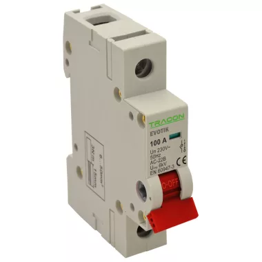TRACON TIK1-100 Leválasztó kapcsoló 1P, 100A